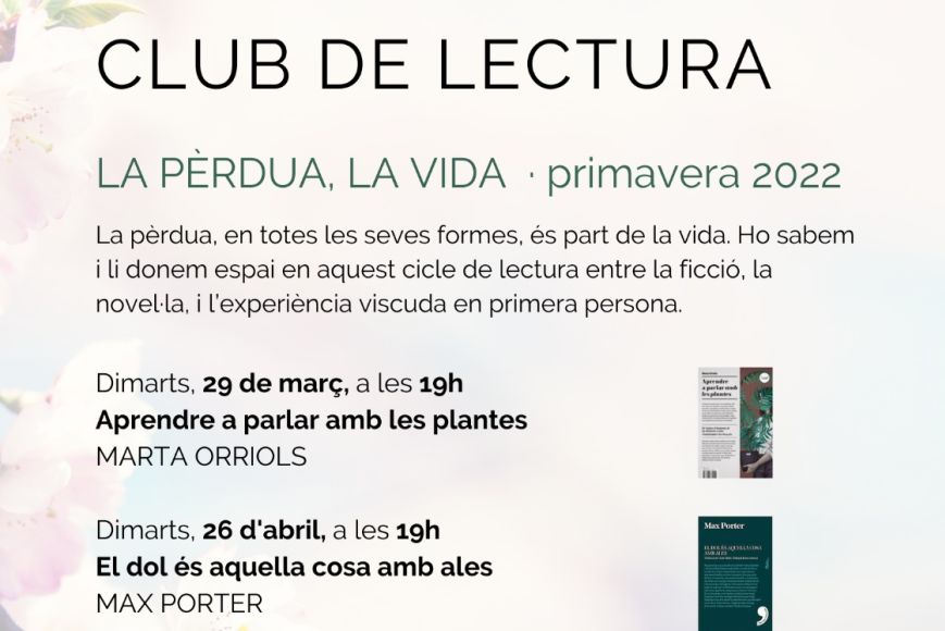 Club de lectura, la pèrdua de la vida