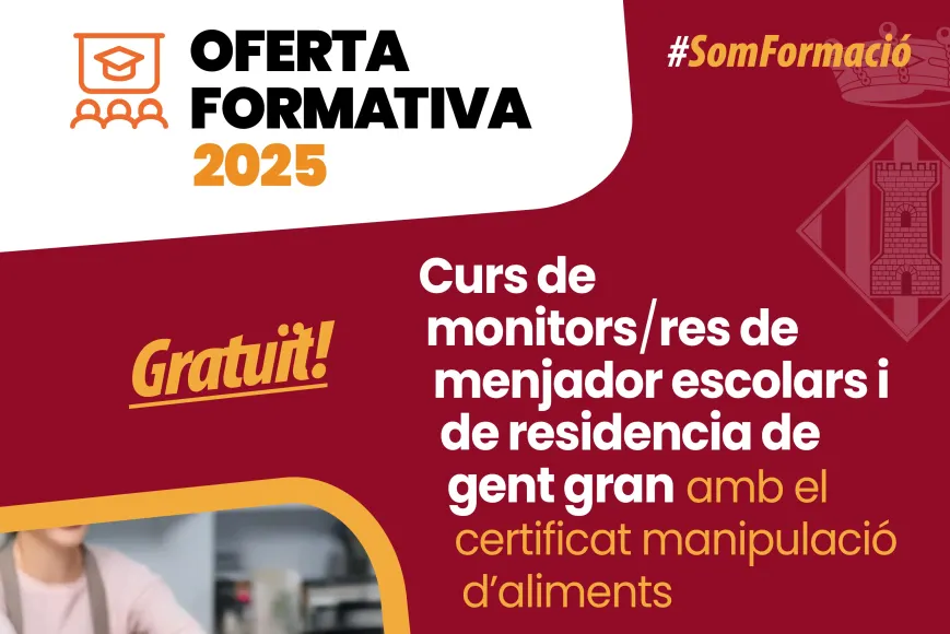 Curs monitor menjador Curs monitor menjador