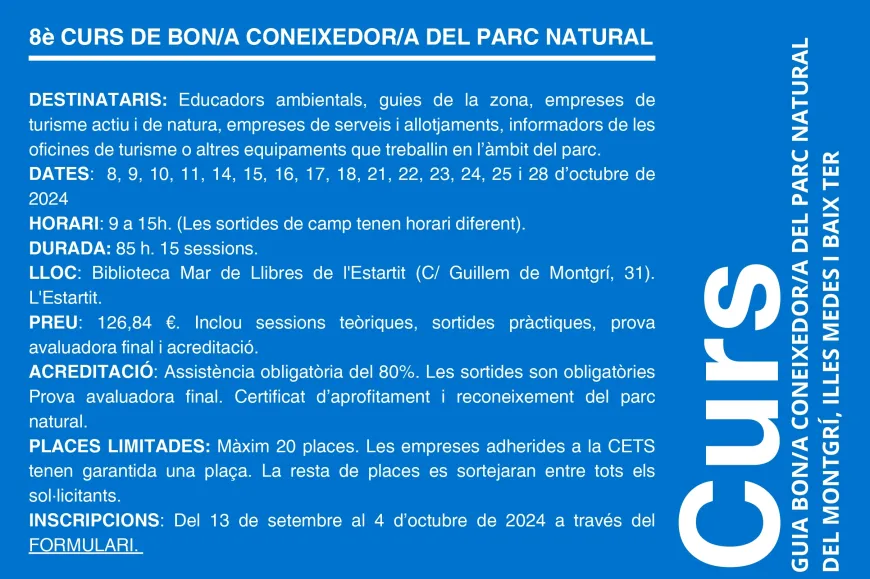 Curs coneixedor PNMMBT Curs coneixedor PNMMBT