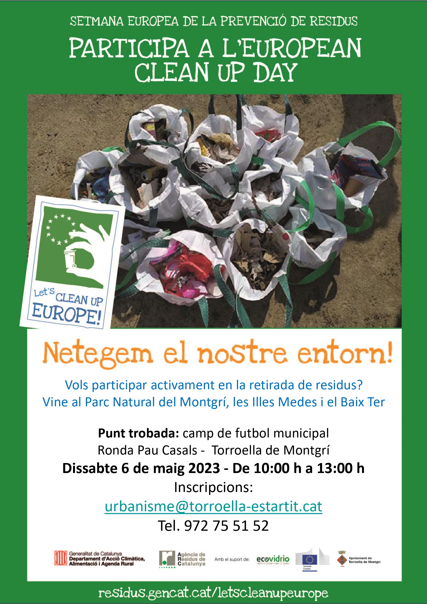 Cartell del European Day Clean Up