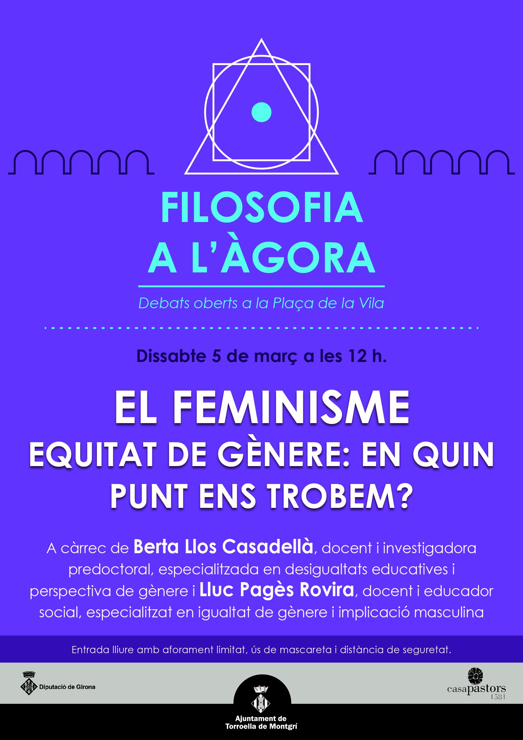Cartell El Feminisme. Equitat de gènere: En quin punt ens trobem