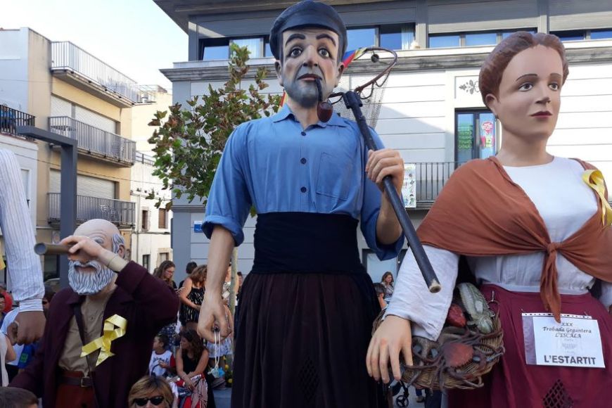 En Xiscu i la Remei, Gegants de l'Estartit | © EMD de l'Estartit En Xiscu i la Remei, Gegants de l'Estartit | © EMD de l'Estartit