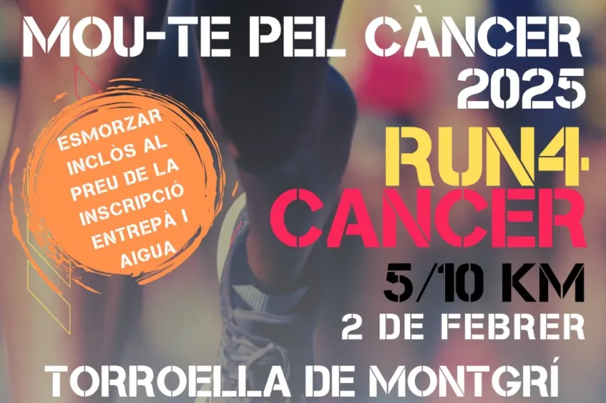 Cartell Run4Cancer Cartell Run4Cancer