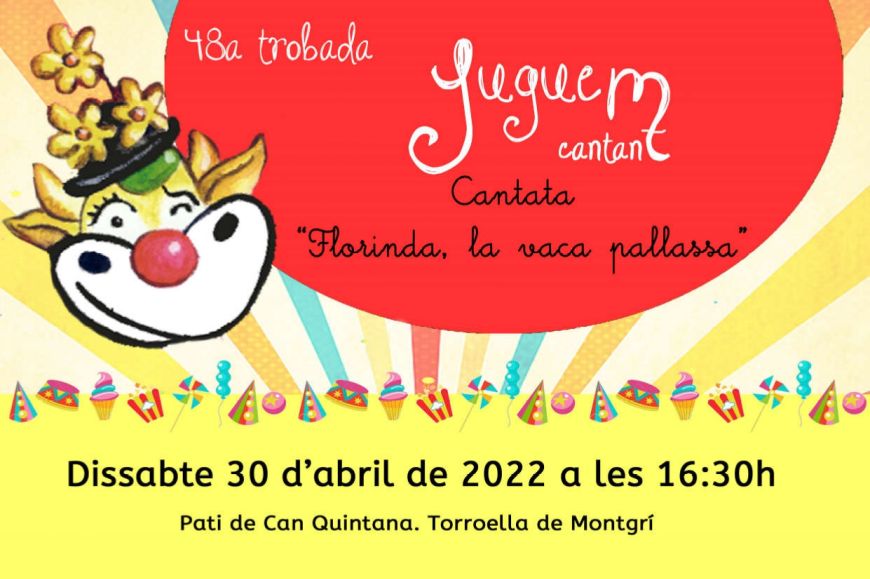 Cartell Juguem Cantant Cartell Juguem Cantant