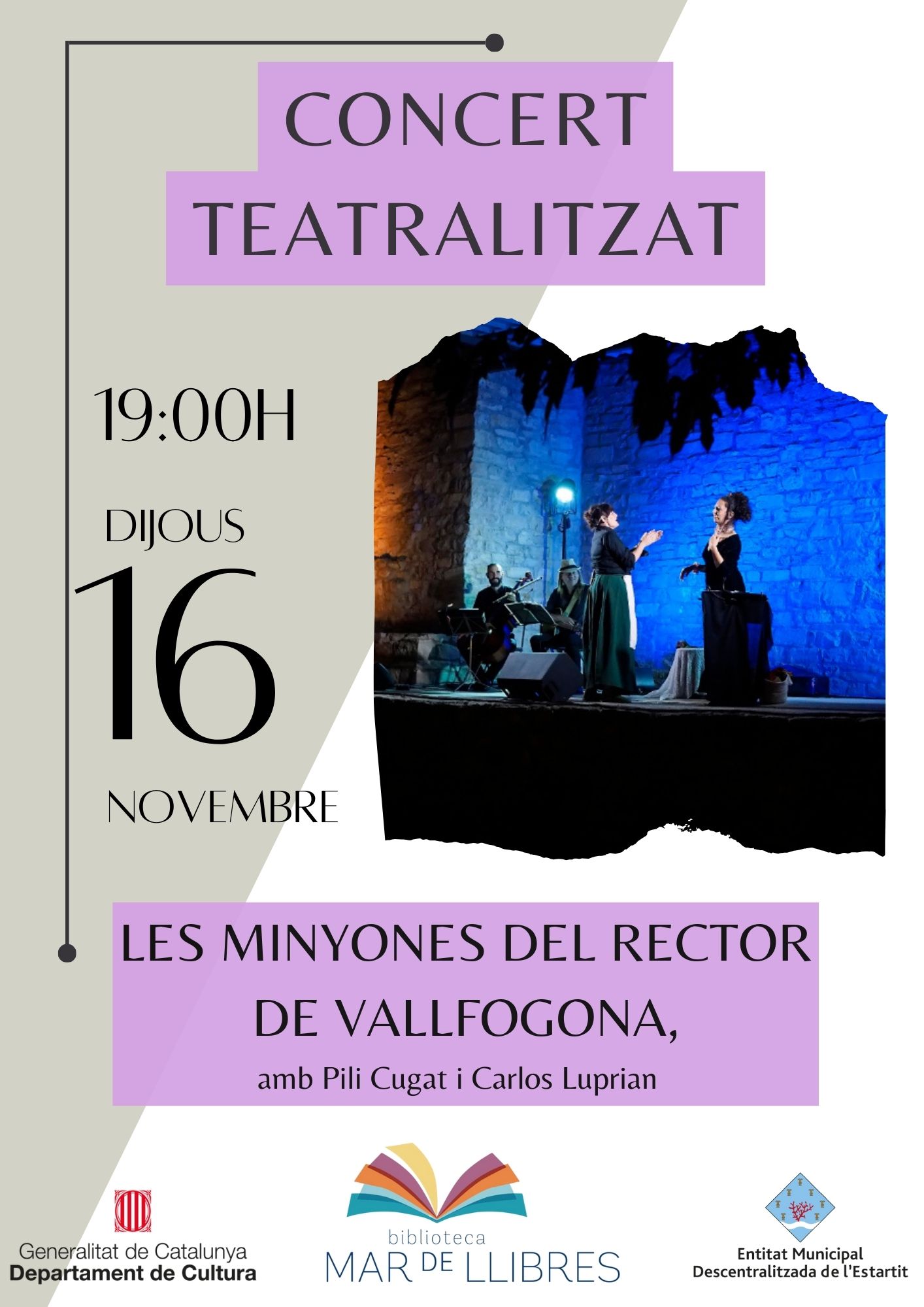 Cartell Les minyones del Rector de Vallfogona