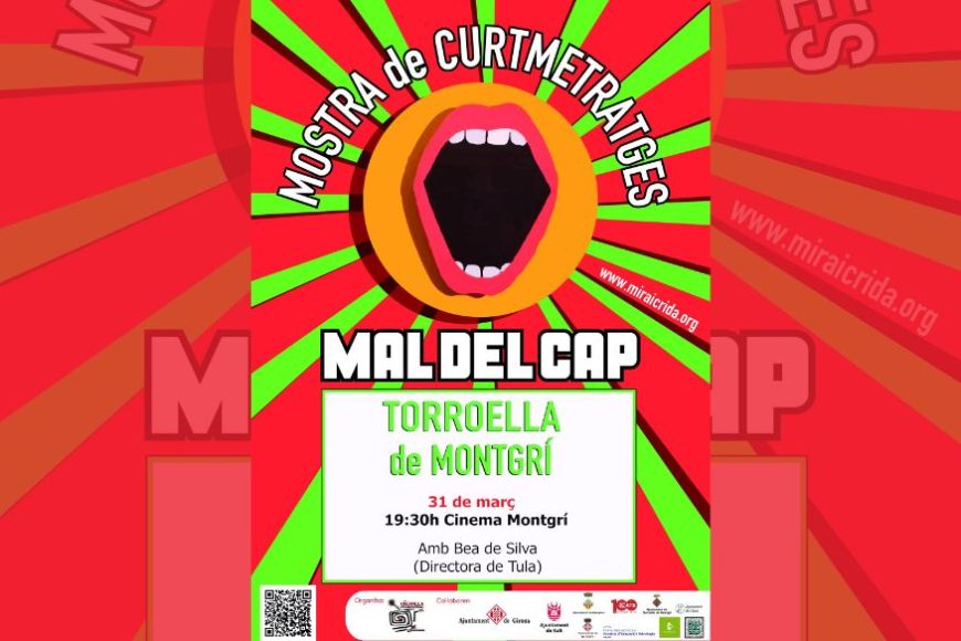 Cartell de la mostra de curtmetratges Mal del Cap