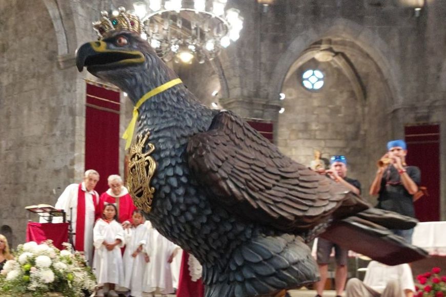 L'Àguila del bestiari de Torroella de Montgrí L'Àguila del bestiari de Torroella de Montgrí