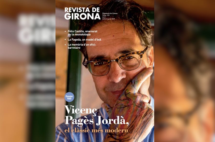 Portada de la Revista de Girona dedicada a Vicenç Pagès