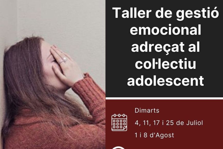 Cartell Taller gestió emocional adolescents Cartell Taller gestió emocional adolescents