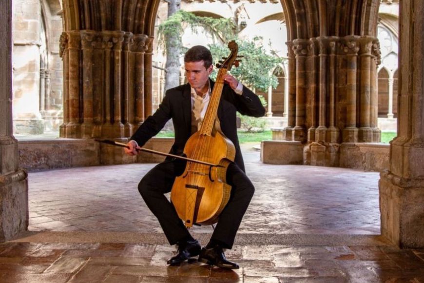 Miquel Bonal i la seva viola de gamba | © Festival de Torroella de Montgrí