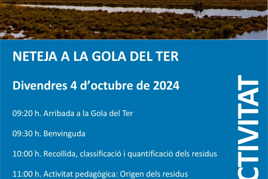 Neteja de la Gola del Ter Neteja de la Gola del Ter