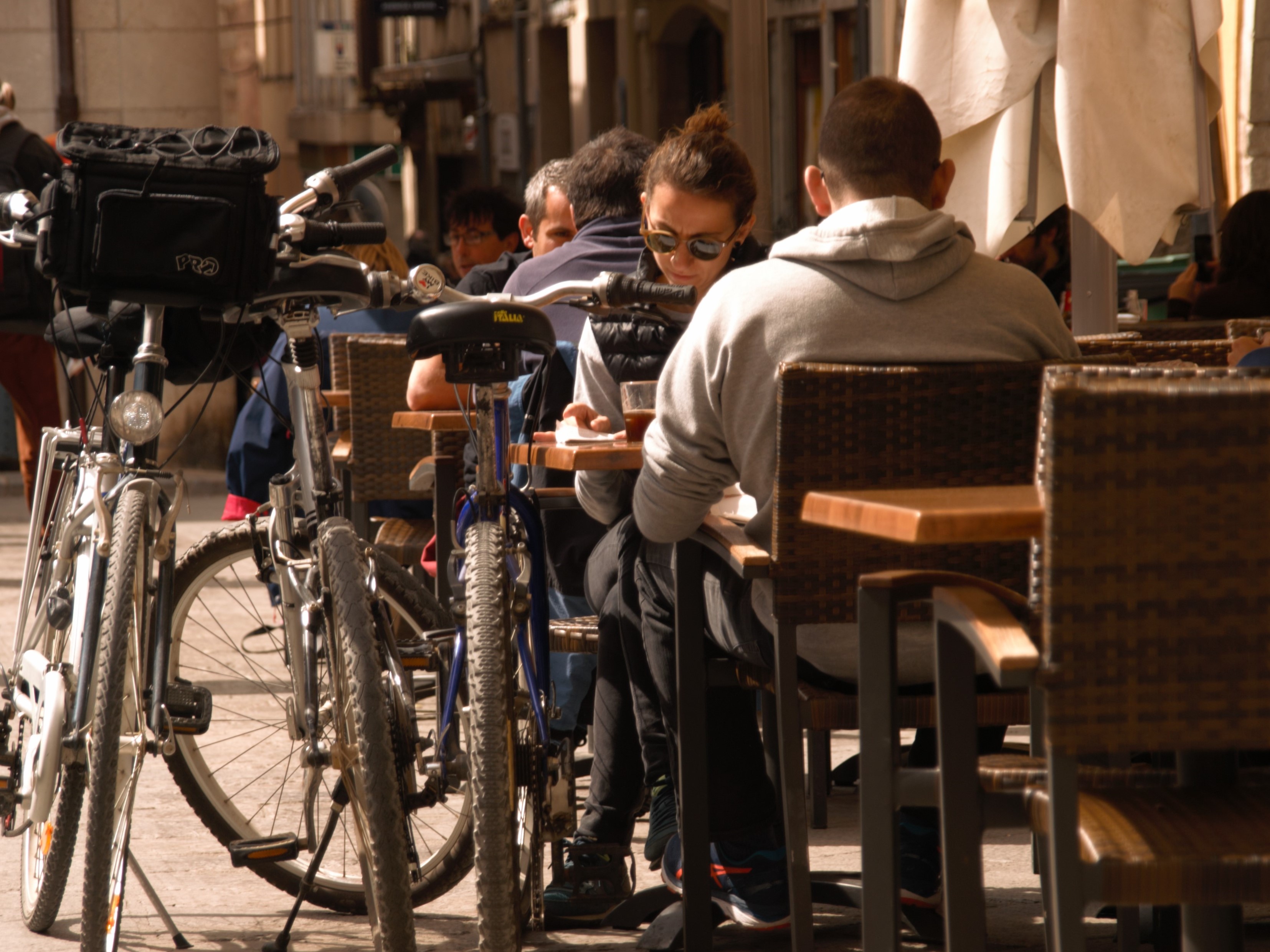 Terrassa a la Plaça de la Vila