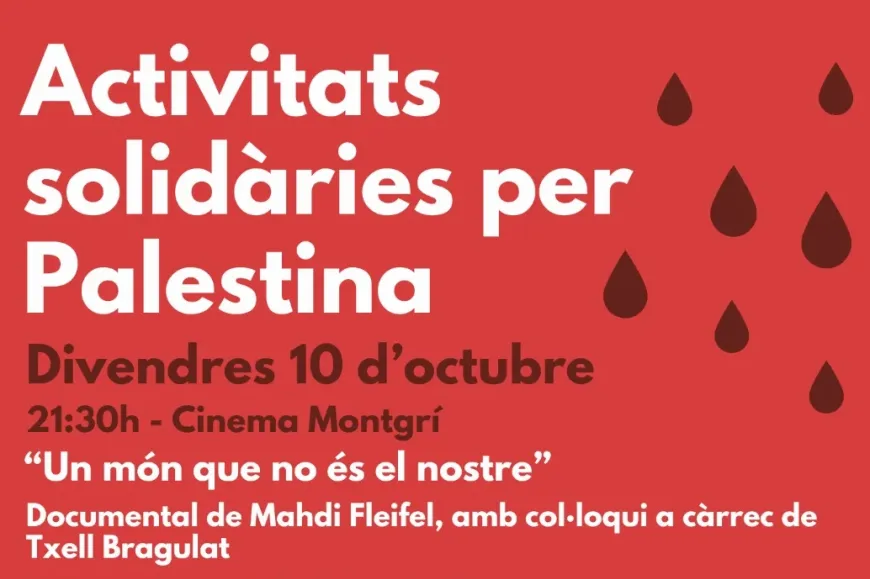 Activitats solidàries per Palestina Activitats solidàries per Palestina