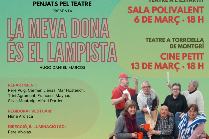 Cartell la meva dona és lampista Cartell la meva dona és lampista
