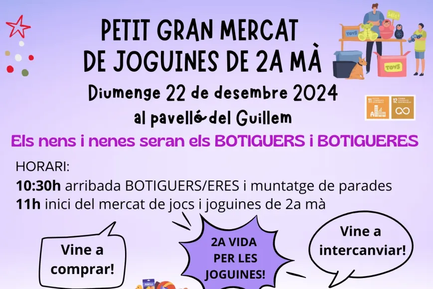 Petit gran mercat joguines segona mà Petit gran mercat joguines segona mà