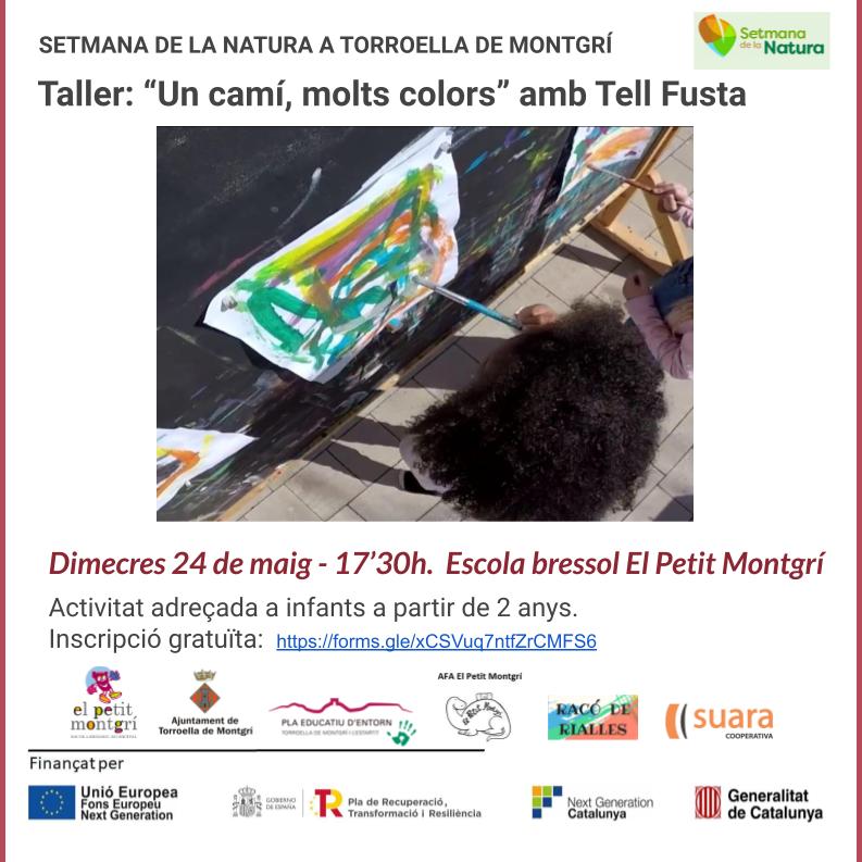 taller Tell fusta. Setmana Natura