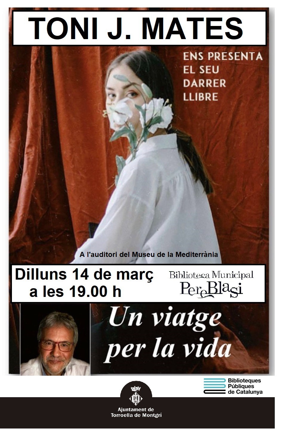 Cartell presentació llibre 'Un viatge per la vida'