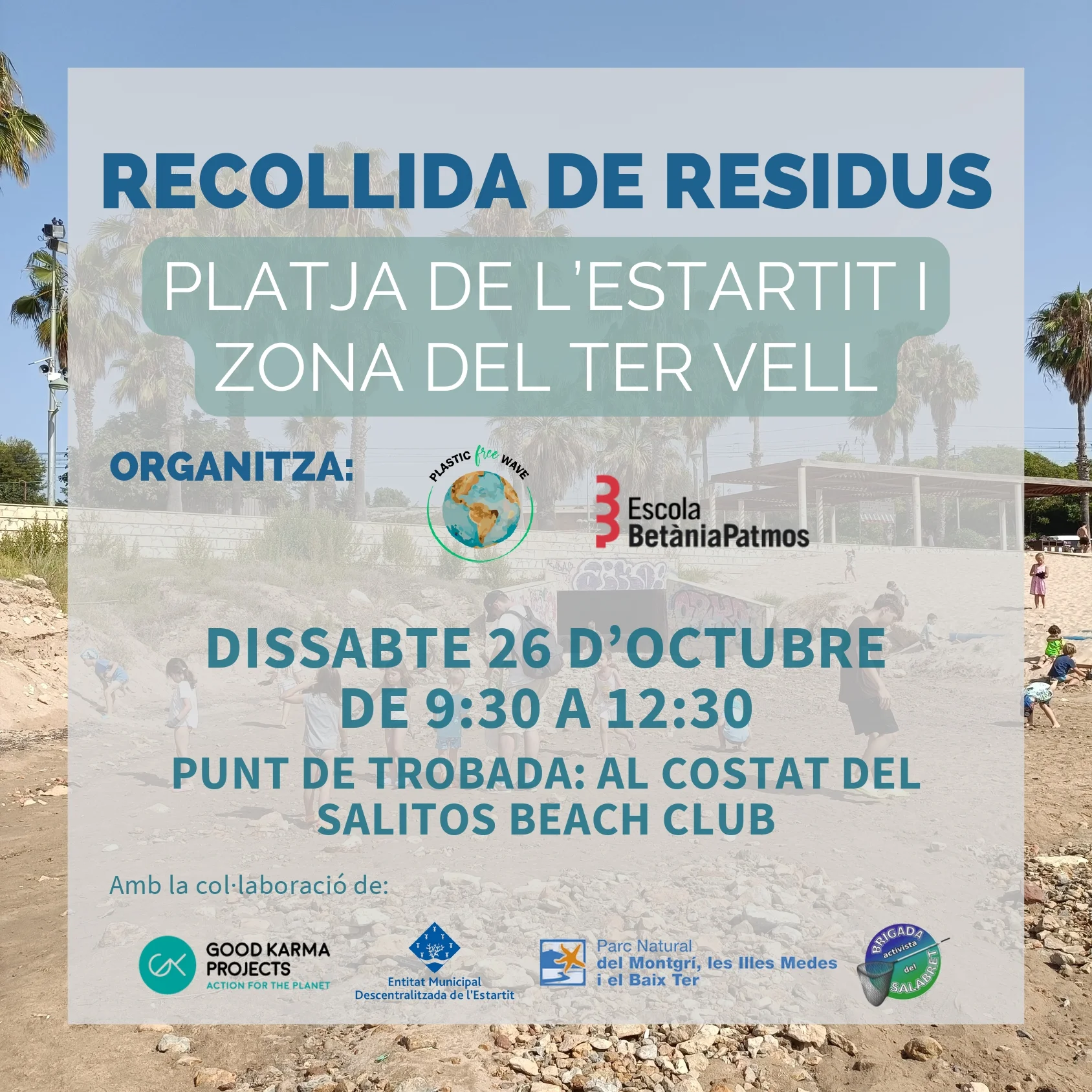 Recollida residus Platja ter vell
