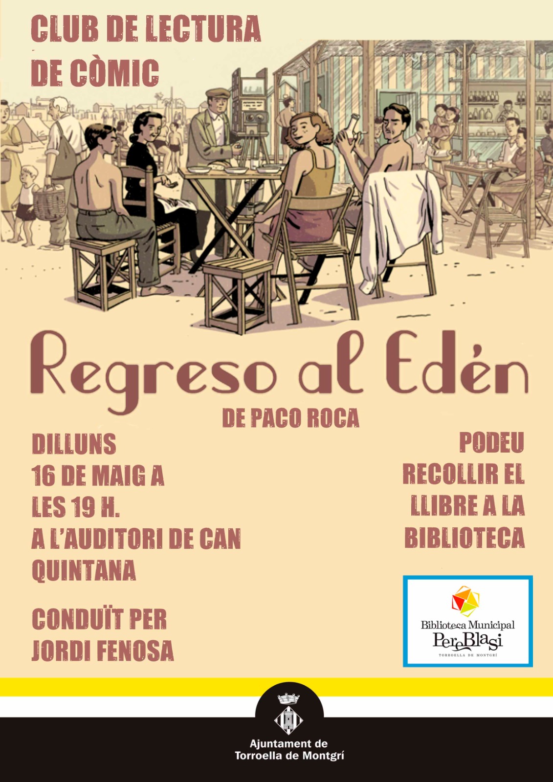 Club de lectura de Còmic Regreso al edén