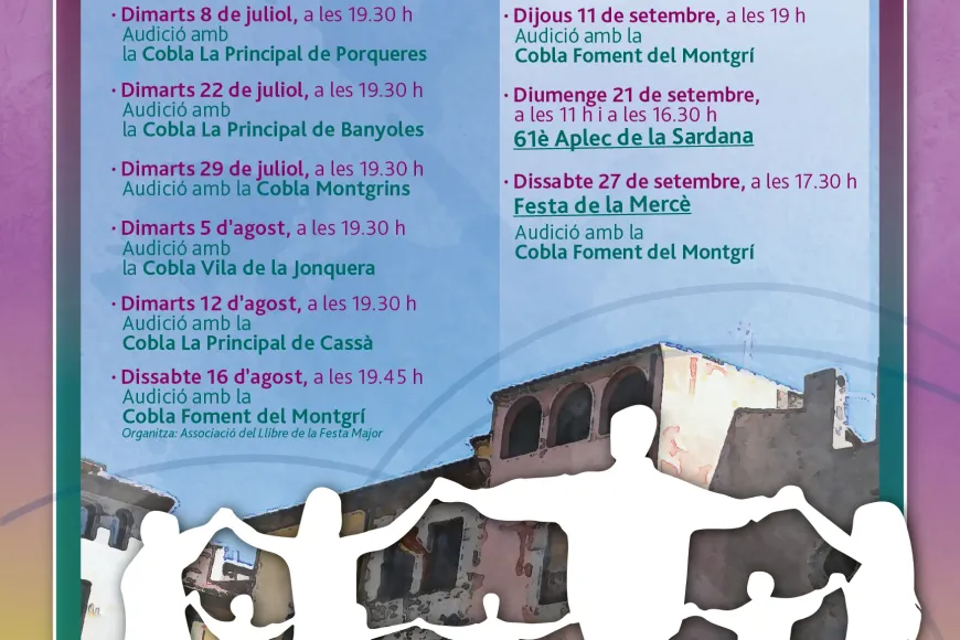 Cicle sardanes Torroella de Montgri 2025 Cicle sardanes Torroella de Montgri 2025