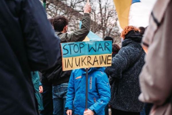 Concentració de suport al poble ucraïnès