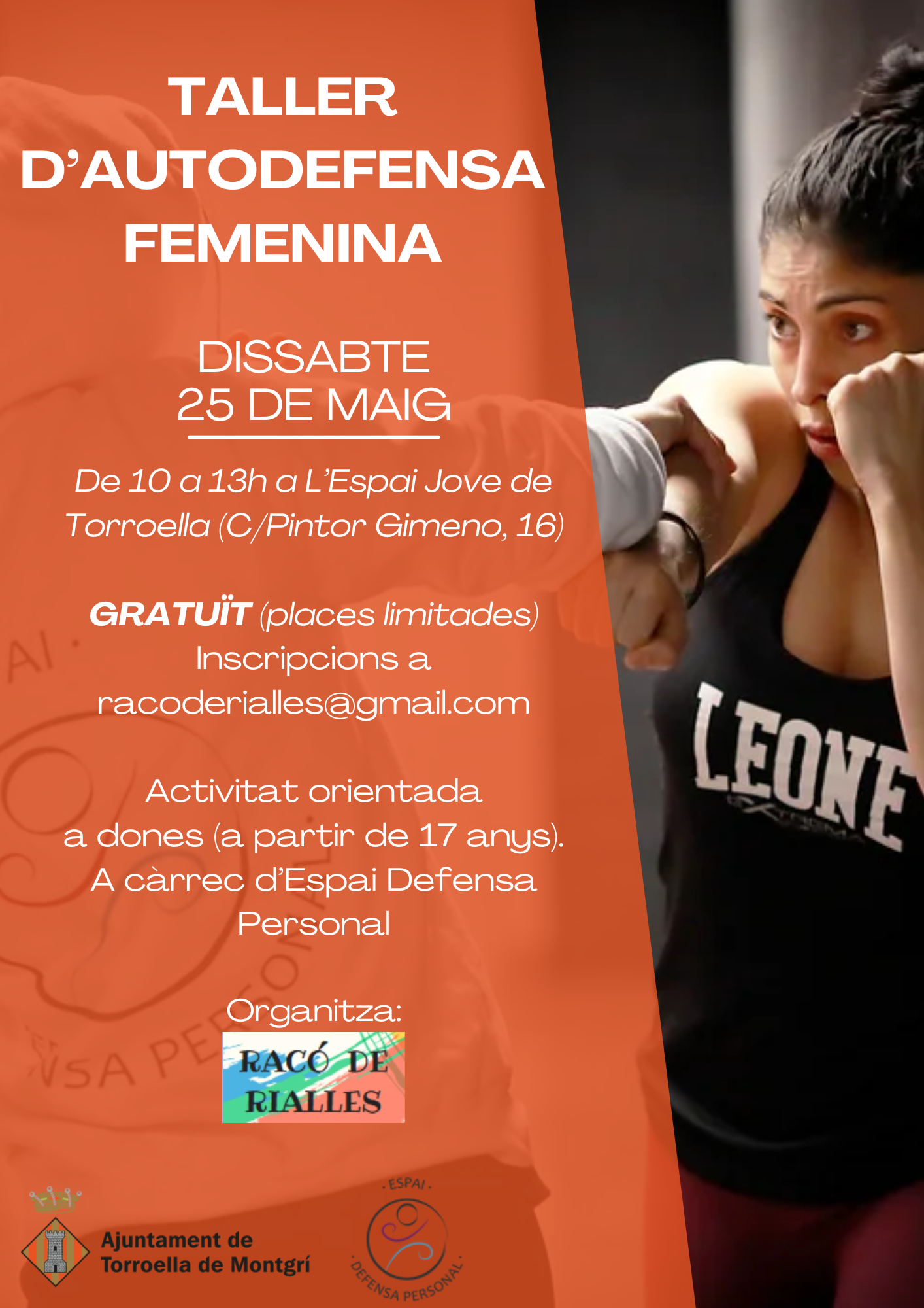 Taller d'autodefensa femenina