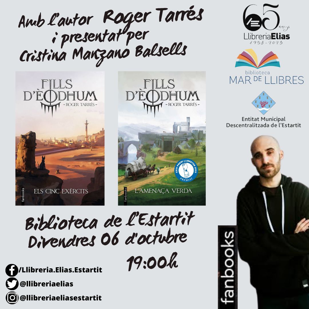 Cartell presentació llibre Roger Tarrés